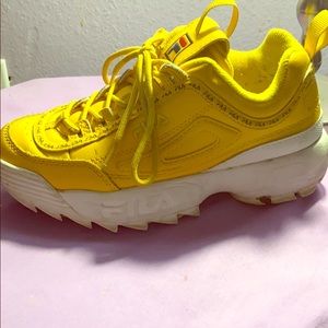 Yellow Fila.